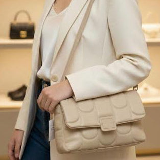 Soft Quilted Shoulder Bag
