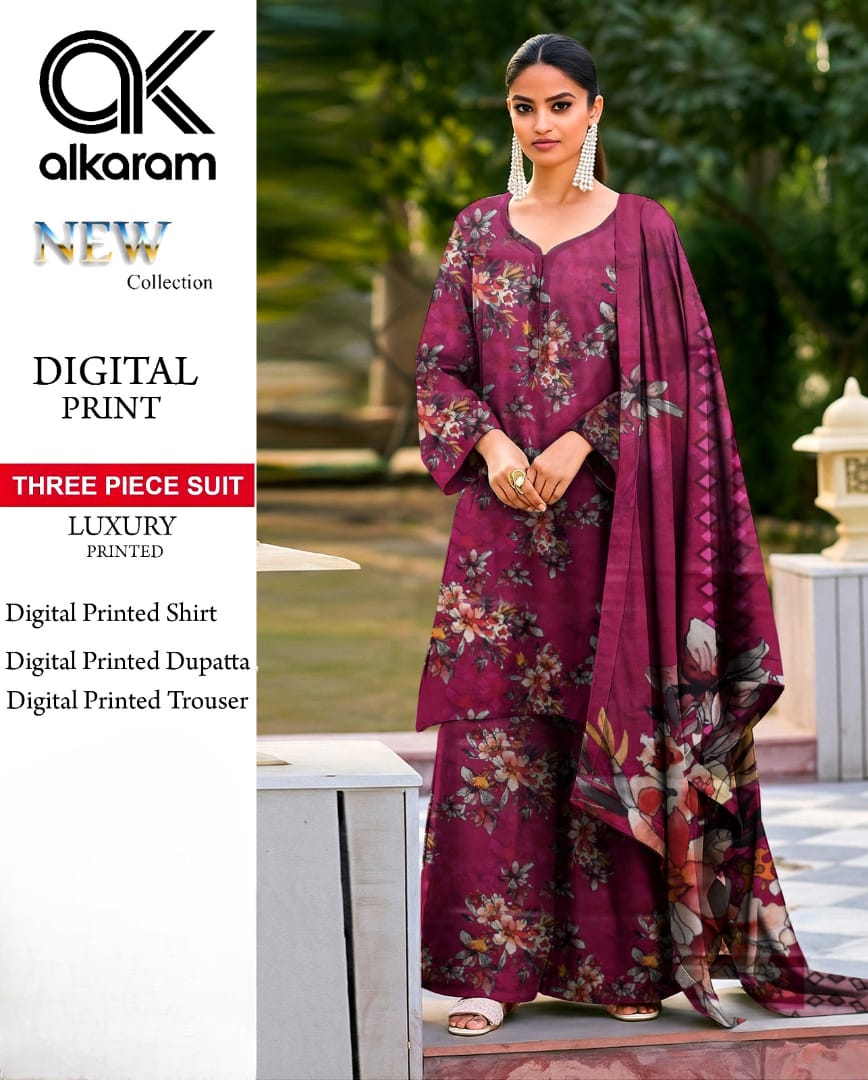 Alkaram Digital  Printed