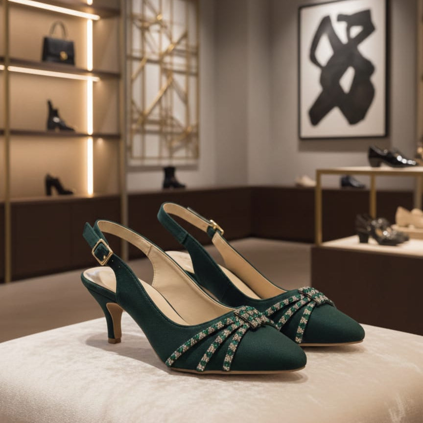 Sling Back High Heels