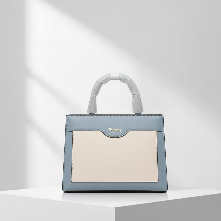Dual-Tone Handbag