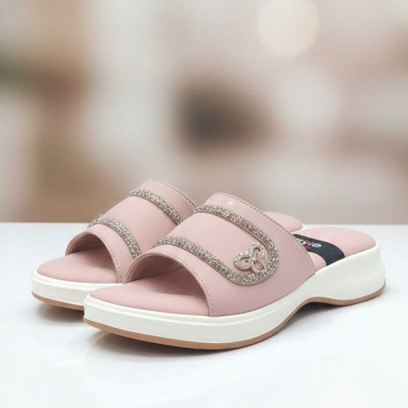 Pink Glitter slide Slipper