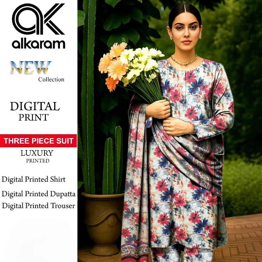 Alkaram Digital  Printed