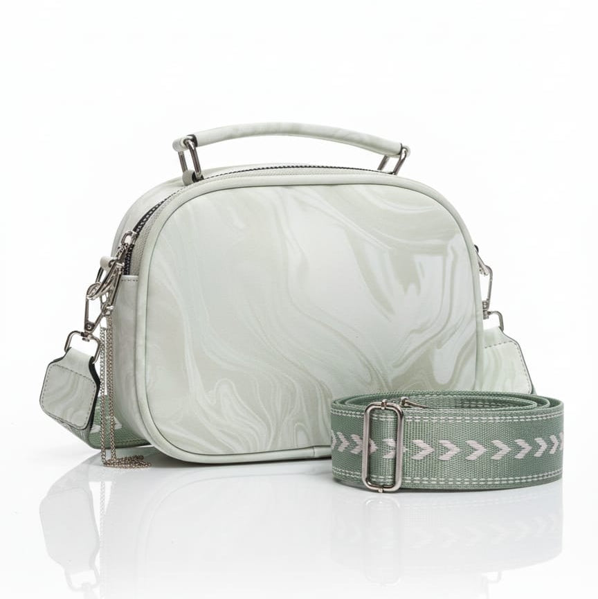 Marble Mint Luxe Handbag